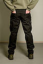 Тактичний водонепроникний костюм softshell чорний 42-76 розміри, фото 8