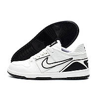 Підліткові шкіряні кросівки білі Nike