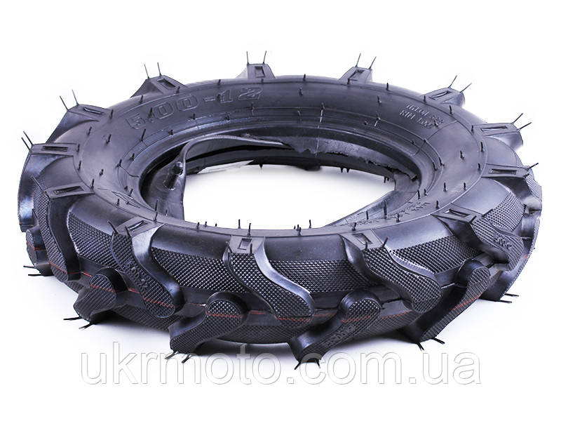 Шина 5.00-12 на мотоблок із камерою, фото 1