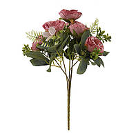 Букет роз "Восторг", сиреневый, 31 см