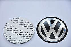 65 мм наклейка Volkswagen VW на 2-х сторін скотчі Фольксваген фольц