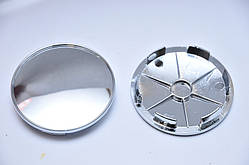 68 mm Ковпачки для дисків без логотипа під наклейку ХРОМ