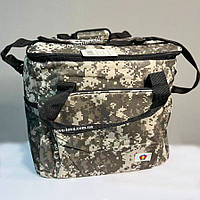 Сумка-холодильник на 32 літри Термосумка DT-4247 з розмірами 38 х 25 х 33 см Камуфляж