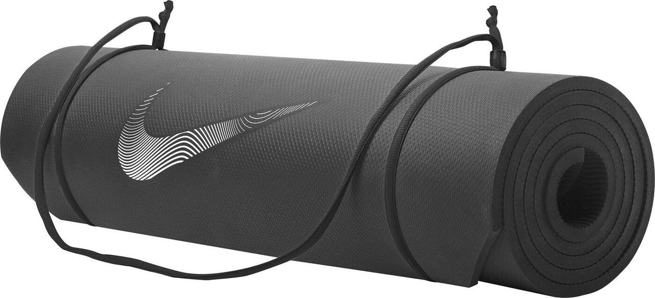 Килимок для фітнесу та йоги Nike TRAINING MAT 2.0 BLACK/WHITE NS чорний, білий Уні 180x60x0,8см, фото 1