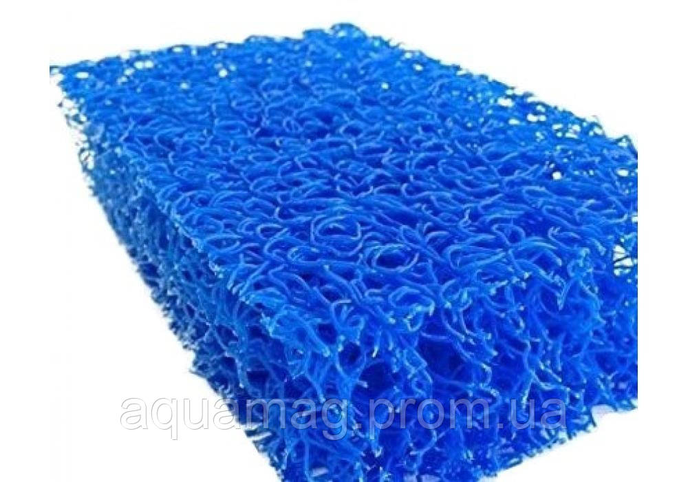Наповнювач для біофільтра Matala Flex Media Blue (блакитний) 2м x 1м x 3.8 см японський мат для ставка, УЗВ, озер