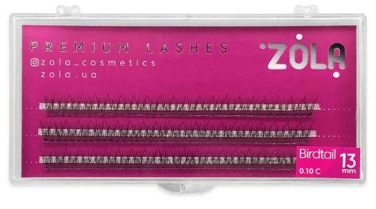 Вії в пучках Zola Birdtail 13 мм