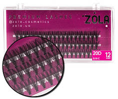 Вії в пучках Zola 20D 12 мм