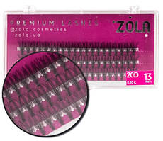 Вії в пучках Zola 20D 13 mm