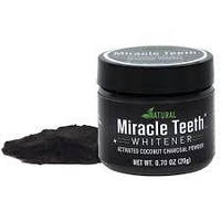 Отбеливатель зубов Miracle Teeth Whitener, черная зубная паста.