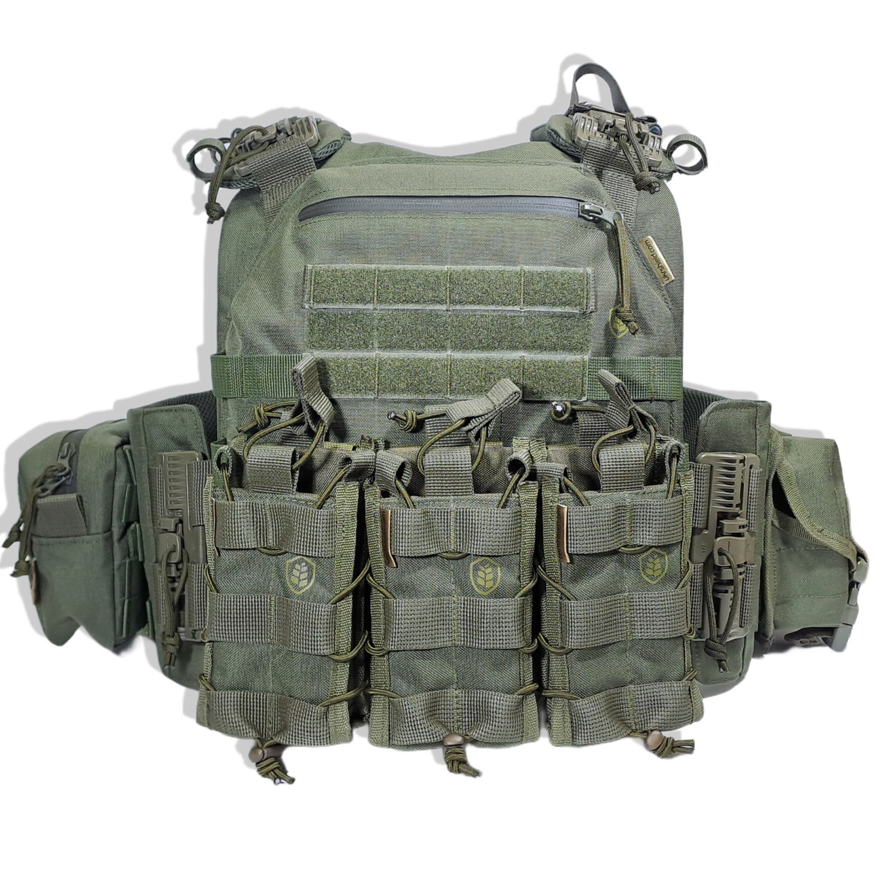 Комплект | Плитоноска «KAYDASH» під плиту 25×30 см | Олива | Ukr shield, фото 1