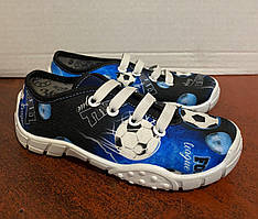 Тапочки -кеди для хлопчика "Футбол "А9 Польща(26,27,28 розмір)