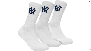 Шкарпетки New York Yankees 3 pk Crew білий Уні 35-38, фото 1
