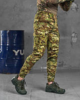 Тактические штаны карго мультикам, брюки тактические рип-стоп, военные штаны мультикам, брюки зсу весна ae367