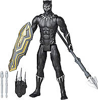 Іграшка Hasbro Чорна Пантера 30 см Месники — Black Panther, Titan Hero Series Blast Gear, Avengers (E7388)
