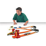 Турбо Перегони 2 машинки Трек Хот Вілс Hot Wheels Mattel Turbo Race Set incl. 2 cars, фото 3