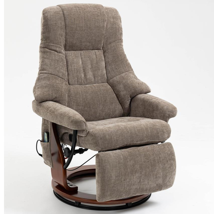 Крісло для відпочинку Avko Style ARMH 002 Cappuccino з масажем, підігрівом і підставкою для ніг Б4623