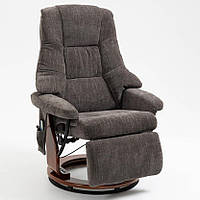 Крісло для відпочинку Avko Style ARMH 003 Dark Grey з масажем, підігрівом і підставкою для ніг Б4625