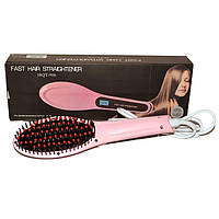 Выпрямитель волос Fast Hair Straightener расческа выпрямитель hqt 906