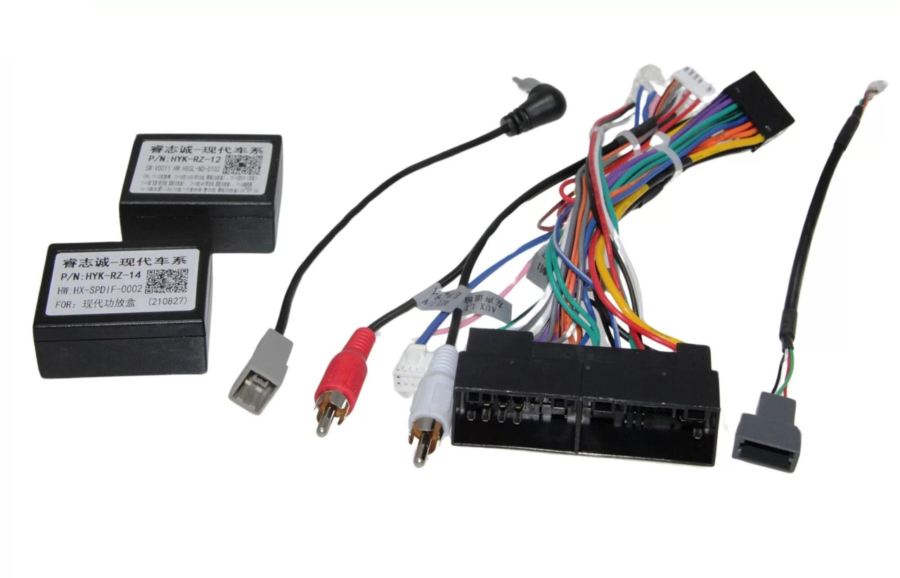 Комплект дротів для магнітол 9", 10.1" Reise HYK-RZ-14+RZ12 для Hyundai Tucson 2010-2018 (22-070)