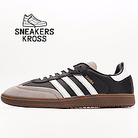 Чоловічі кросівки Adidas Samba Triple Layer Black, Кросівки Адідас Самба чорні, Adidas Samba Classic