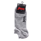 Шкарпетки PENN SNEAKER SOCKS 3 PAIR сірий Уні 35-40, фото 2