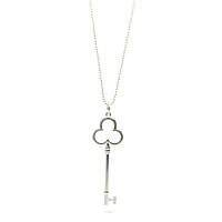 Элегантное серебряное ожерелье ключ от Tiffany & Co: Откройте дверь к стилю и изысканности