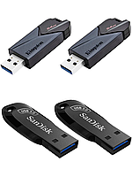 Набор скоростных флешек - 4 шт (Kingston x2, SanDisk x2)