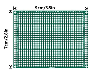 Макетная плата двухсторонняя 9x7