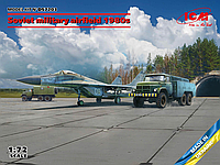 Советский военный аэродром ICM DS7203 Soviet military airfield 1980s (Mikoyan-29 "9-13", APA-50M (ZiL-131), Zi