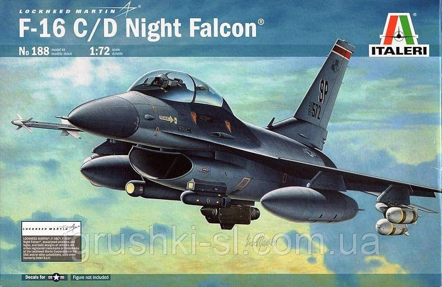 Збірна модель (1:72) Літак F-16 C/D Night Falcon