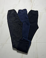 Модные джинсы джегинсы весна/лето на резинке большие размеры 50-60 серые, черные и синие