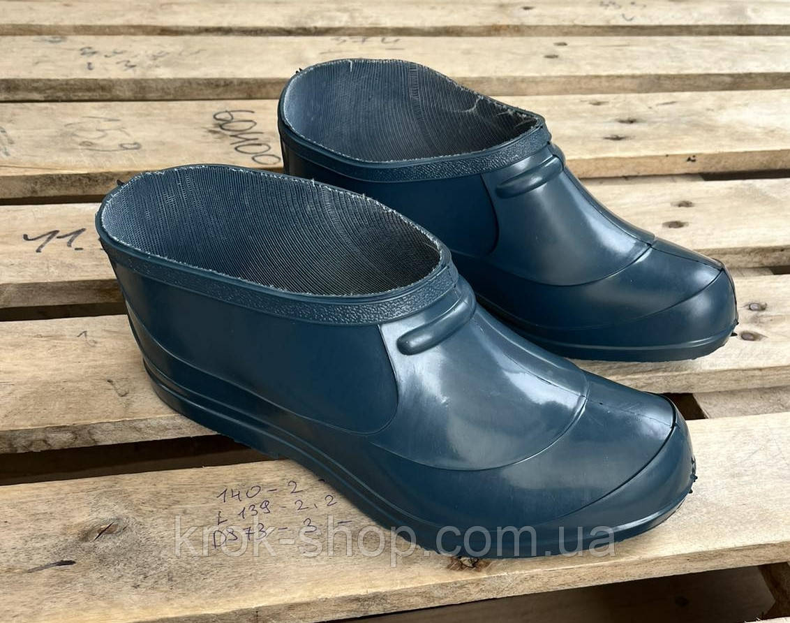 Галоши (40) на босу ногу (сині), фото 1