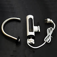 Проточний електричний водонагрівач RX-022 LCD кран бойлер з екраном, що підключається з низу, фото 4