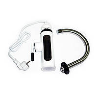 Проточний електричний водонагрівач RX-022 LCD кран бойлер з екраном, що підключається з низу, фото 3