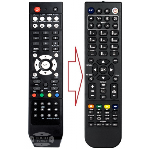 Пульт для cпутникового тюнера OPENBOX S5 (аналог), фото 1