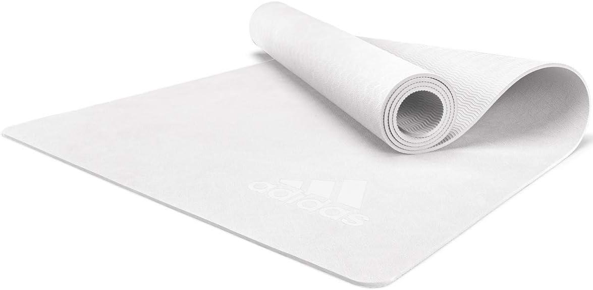 Килимок для йоги Adidas Premium Yoga Mat білий Уні 176 х 61 х 0,5 см, фото 1