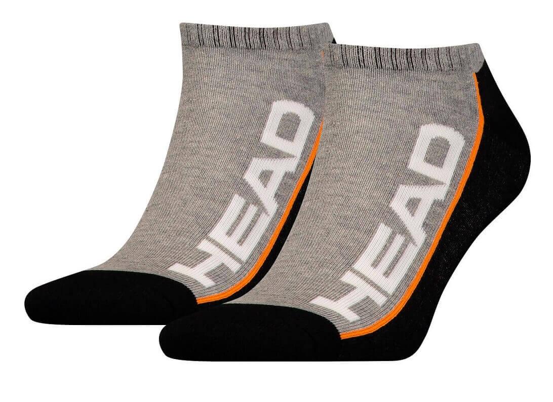 Шкарпетки Head PERFORMANCE SNEAKER 2PPK UNISEX чорний, сірий Уні 35-38, фото 1