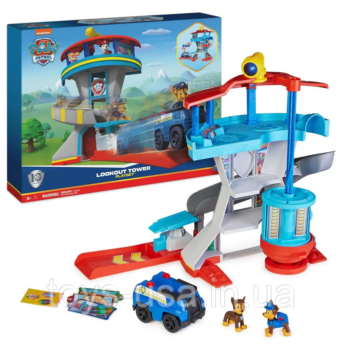 Ігровий набір Щенячий патруль Оглядова вежа База спостереження штаб квартира  Paw Patrol Lookout Tower, фото 1