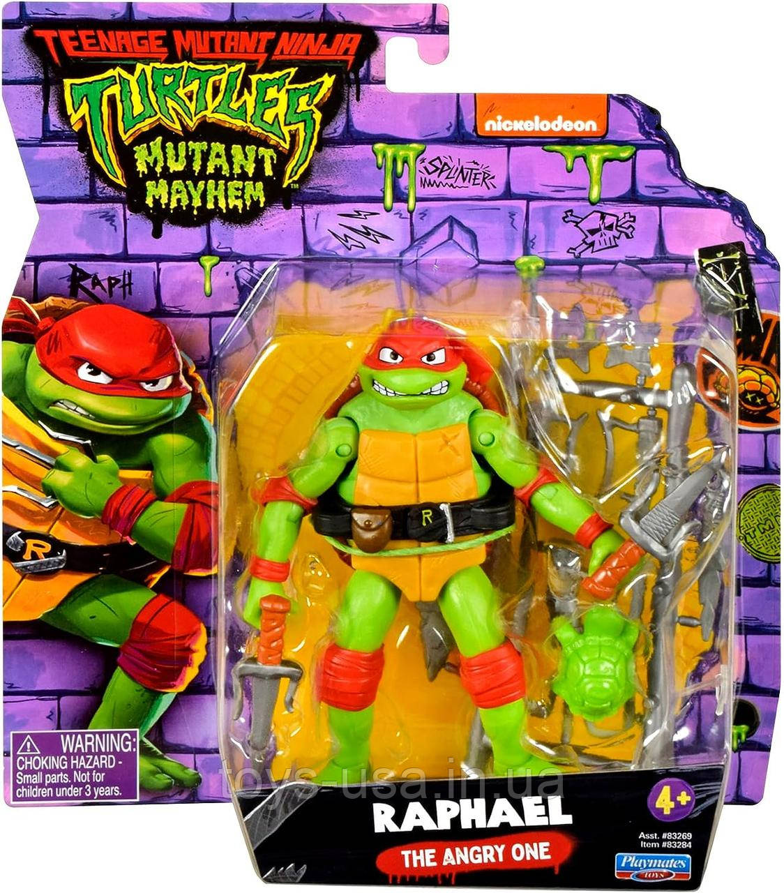 Фігурка Черепашка ніндзя Рафаель Raphael Teenage Mutant Ninja Turtles Mutant Mayhem 12см
