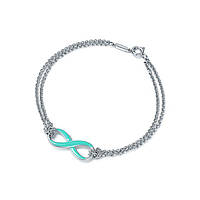 Элегантный серебряный браслет Infinity от Tiffany & Co: Выражение бесконечной красоты