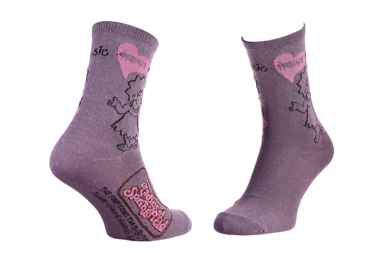 Шкарпетки SIMPSON LISA I LOVE MUSIC блідо-рожевий Жін 35 - 41, арт.13057681-4, фото 1