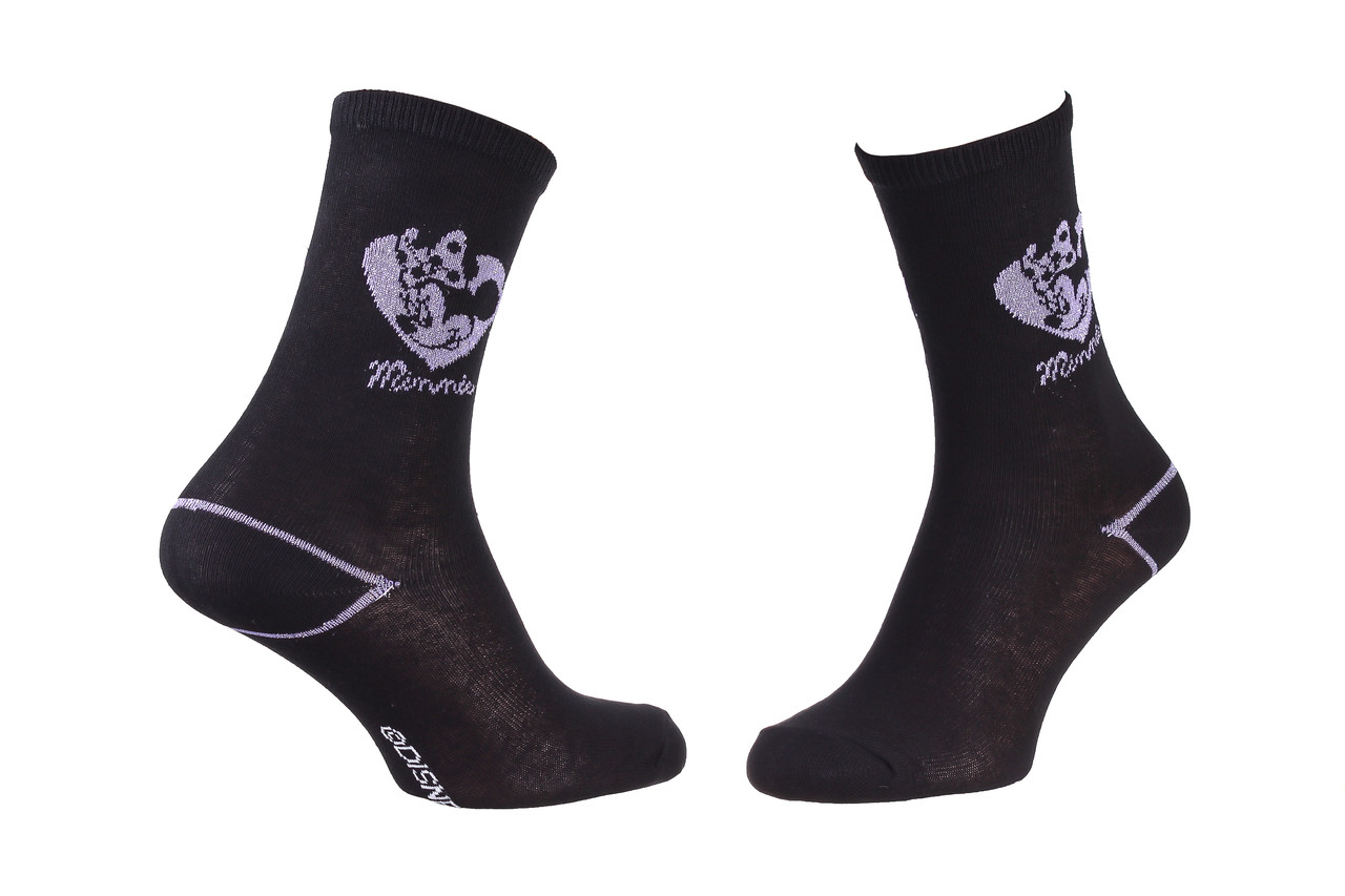 Шкарпетки MINNIE CLAIR TETE DE чорний, фіолетовий Жін 35 - 41, арт.13843651-4, фото 1