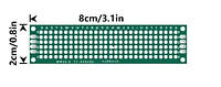 Макетная плата двухсторонняя 2x8