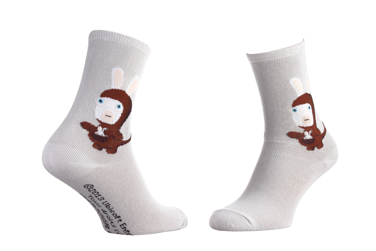 Шкарпетки LAPINS CRETINS LAPIN EN COSTUME KANGOUROU сірий Жін 35 - 41 арт 13849251-7, фото 1