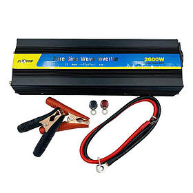 Потужний інвертор Globus 5200 Вт перетворювач струму з правильним синусом для холодильника, газових котлів