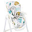 Стільчик для годування BAMBI M 5673-12, колеса, 8 положень по висоті, Блакитний, фото 3