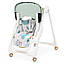 Стільчик для годування BAMBI M 5673-12, колеса, 8 положень по висоті, Блакитний, фото 6