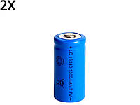 2 Штуки Аккумулятор RAKIETA 16340 (CR123) 1300 mAh Li-ion 3.7V с защитой батарейка батарея Польша!