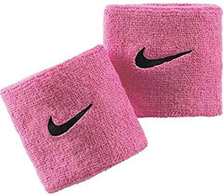 Напульсник Nike SWOOSH WRISTBANDS 2 PK PINK GAZE/OIL GREY OSF рожевий Уні OSFM, фото 1
