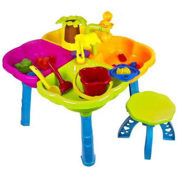Дитячий пісочний столик зі стільцем KinderWay KW-01-122 для дітей